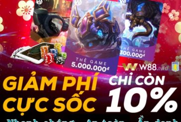 Thẻ game W88 - Cực kỳ tiện lợi, dễ dàng nạp tiền an toàn, ẩn danh