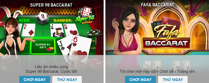 Hướng Dẫn Chơi Super 98 Baccarat Tại Nhà Cái