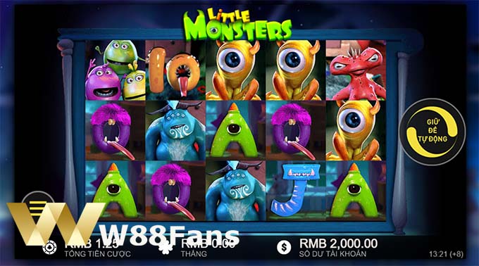 cách chơi Little Monsters slot